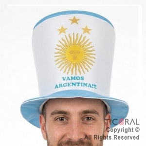 SOMBRERO GALERA ARGENTINA SOL Y 3 ESTRELLAS